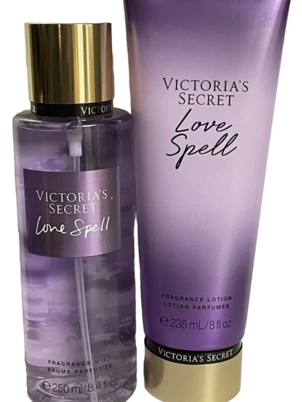 Victoria's Secret LOVE SPELL Body Mist and Lotion Set - NWT